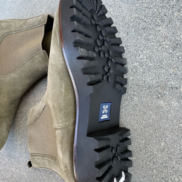 Caslon Miller Chelsea Ankle Boots Olive Green Women 6.5 US - Picture 3 of 5